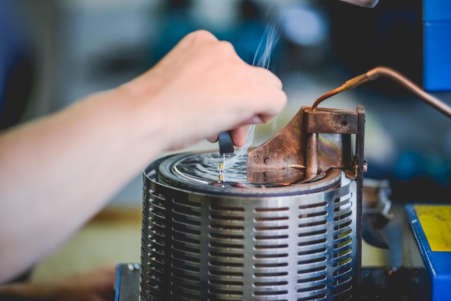 Spulenproduktion bei Müller Spülen