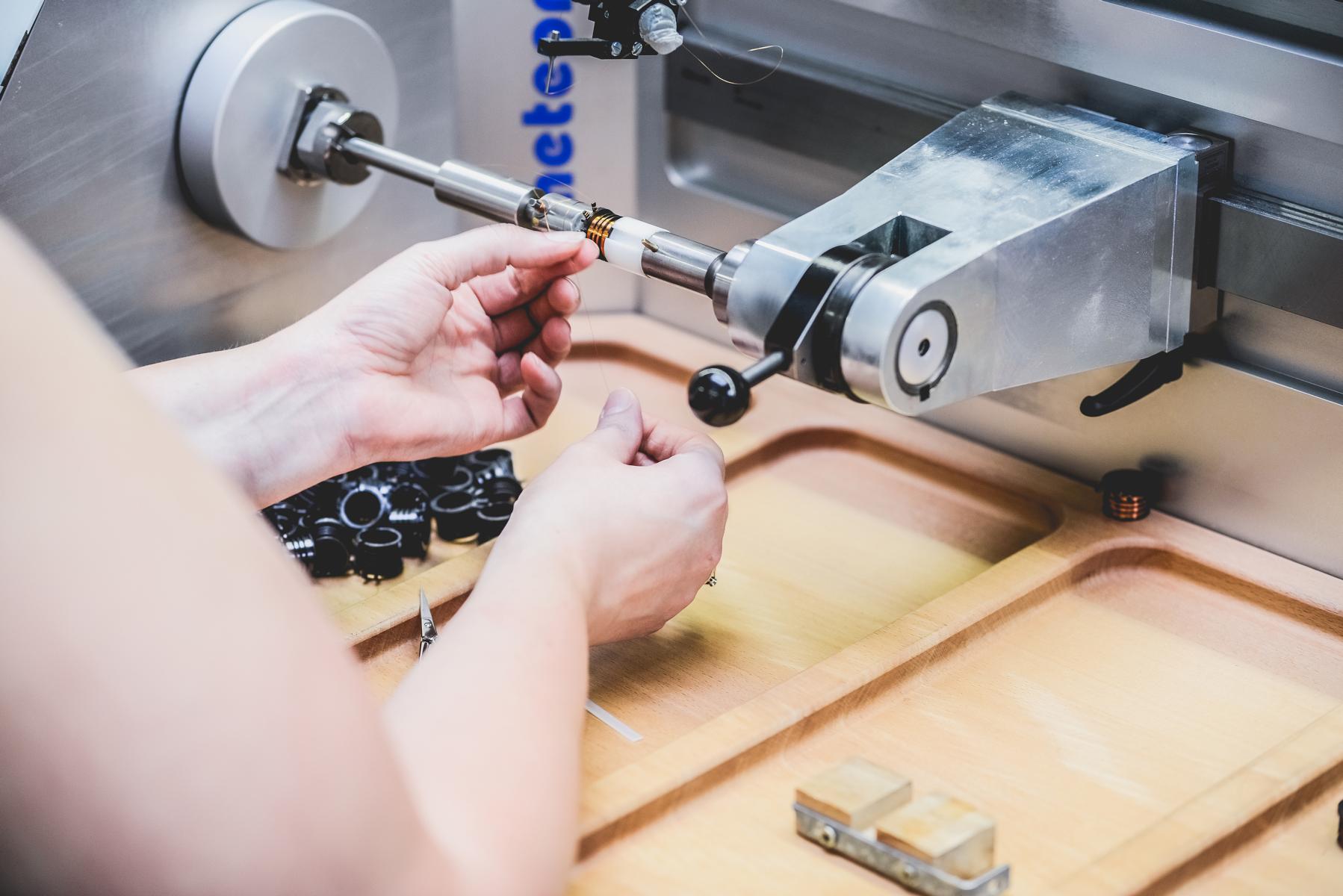 Spulenproduktion bei Müller Spülen