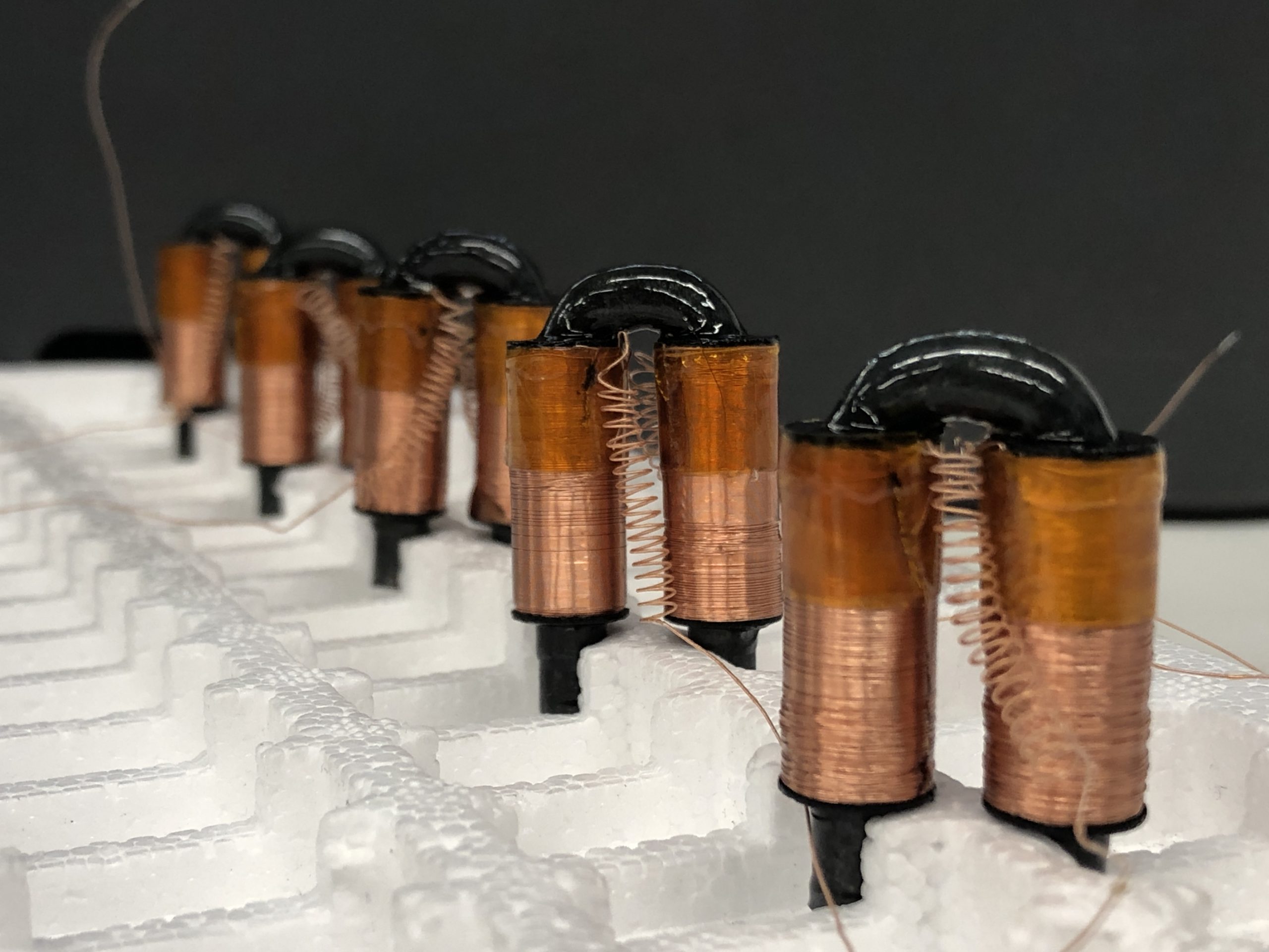 Magnetspulen für eine Orgel